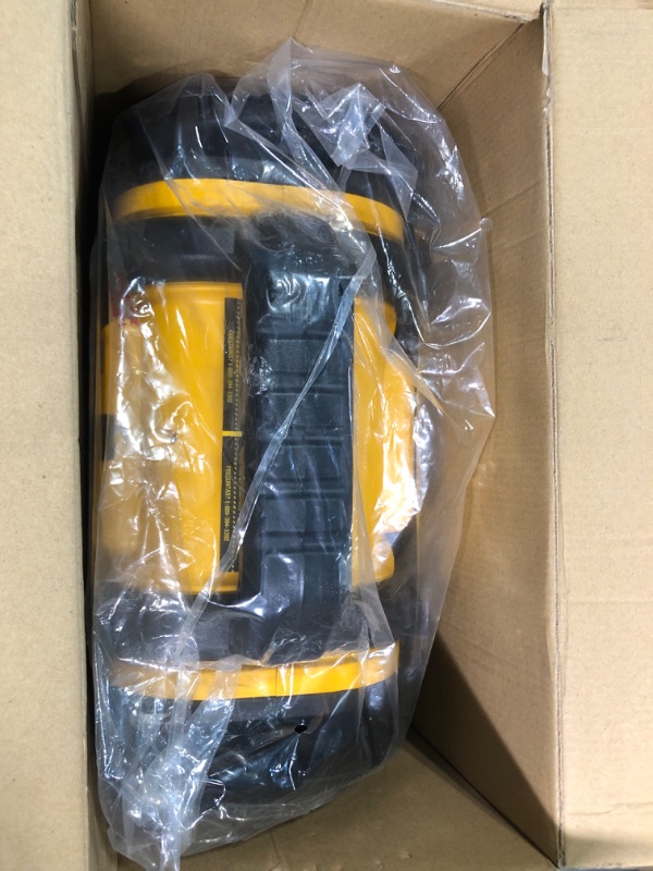 Photo 1 of DEWALT DXAEPS14 1600 Peak Battery Amp 12V Automotive Jump Starter/Power Station with 500 Watt AC Power Inverter, 120 PSI Digital Compressor, and USB Power , Yellow