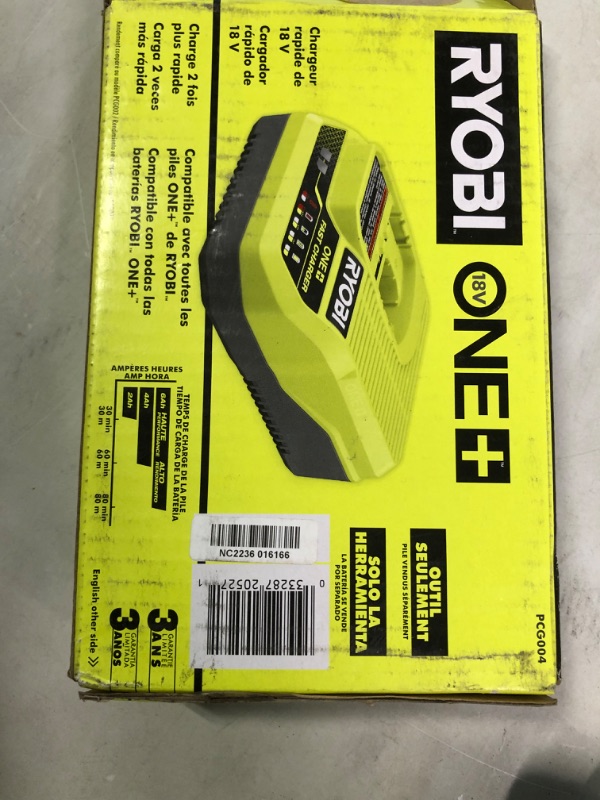 Photo 2 of RYOBI ONE+ Fast Charger