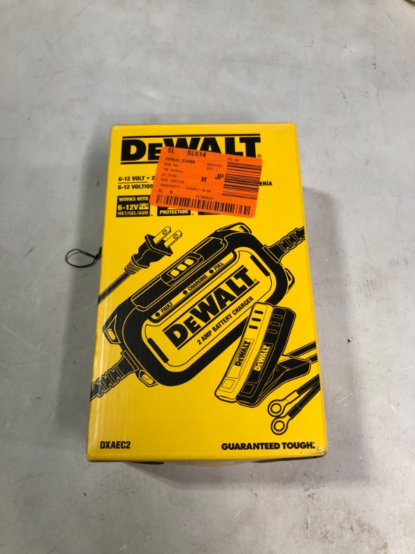 Photo 2 of DEWALT DXAEC2 DXAEC2 Professional 2-Amp Automotive Battery Charger and Maintainer