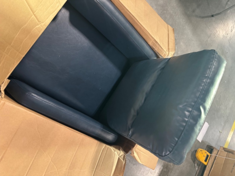 Photo 1 of 
Prudencia Navy Rocker Recliner with Wingback
