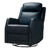 Photo 1 of 
Prudencia Navy Rocker Recliner with Wingback
