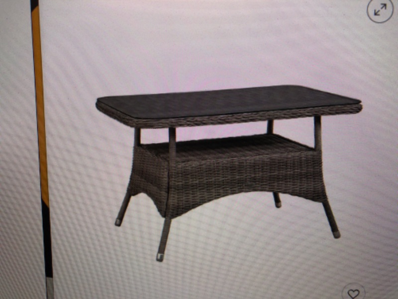 Photo 1 of Monaco Small Cocktail Table, Smoke Gray
