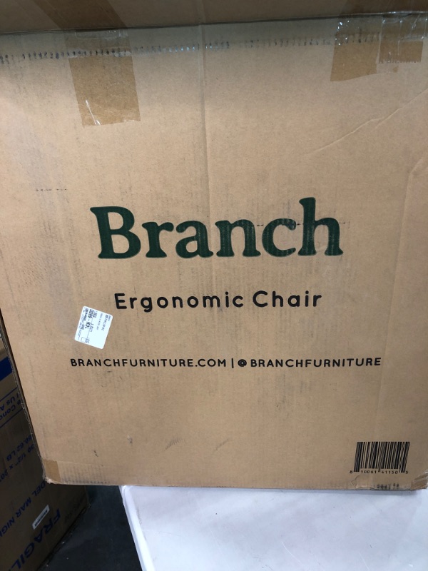 Photo 2 of Branch Ergonomic Chair - A Versatile Desk Chair with Adjustable Lumbar Support, Breathable Mesh Backrest, and Smooth Wheels - Experience Optimal Comfort and Support - Sand - black 
