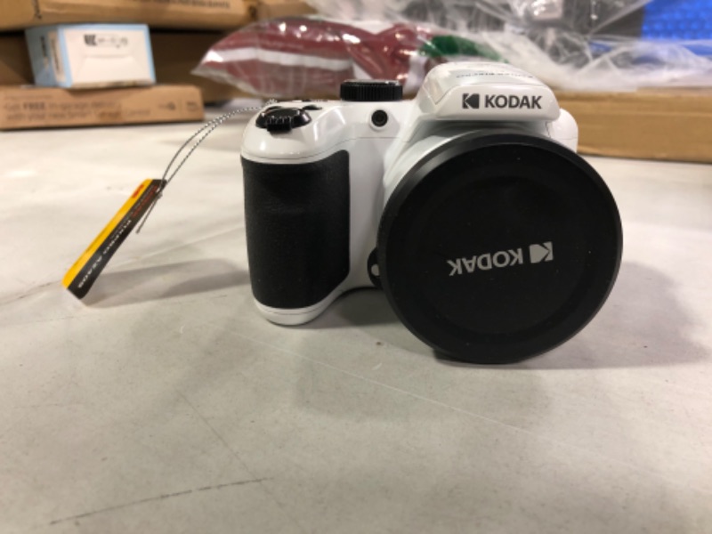 Photo 4 of KODAK PIXPRO AZ405-WH 20MP Digital Camera 40X Optical Zoom 24mm Wide Angle Lens Optical Image Stabilization 1080P Full HD Video 3" LCD Vlogging Camera (White)