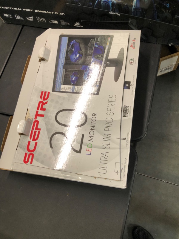 Photo 1 of Sceptre 20" 1600x900 75Hz Ultra Thin LED Monitor 2x HDMI VGA Built-in Speakers, Machine Black Wide Viewing Angle 170° (Horizontal) / 160° (Vertical) 20" 75Hz Monitor