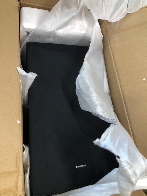 Photo 1 of SAMSUNG HW-B550/ZA 2.1ch Soundbar w/Dolby Audio, DTS Virtual:X, Bass Boosted, Subwoofer Included, Adaptive Sound Lite, Bluetooth Multi Device Connection, Wireless Surround Sound Compatible, 2022 HW-B550 Soundbar