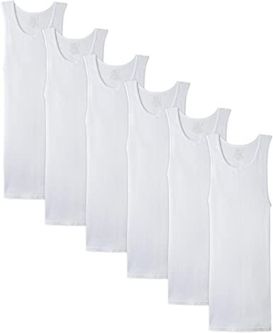 Photo 1 of Fruit of the Loom Men's Tag-Free Tank A-Shirt- XL