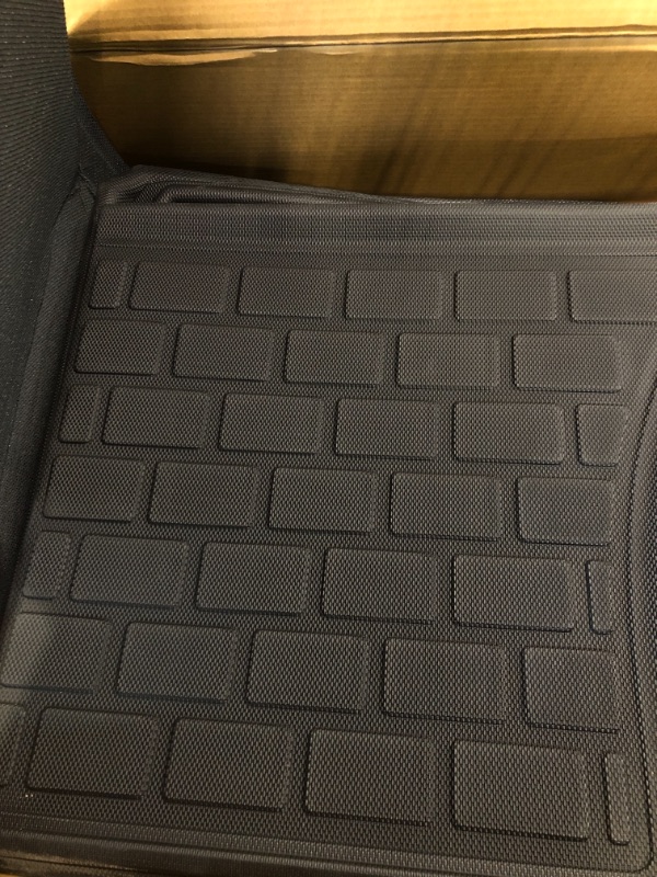 Photo 5 of BASENOR 10PCS Tesla Model Y Floor Mats 3D Full Set Liners All-Weather Anti-Slip Waterproof Frunk & Trunk Mat Accessories Compatible with 5 seat Model Y 5 Seater Complete Set Mats