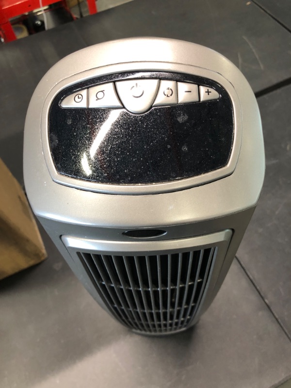 Photo 3 of Lasko 1500W Digital Ceramic Space Heater with Remote, 755320, Silver