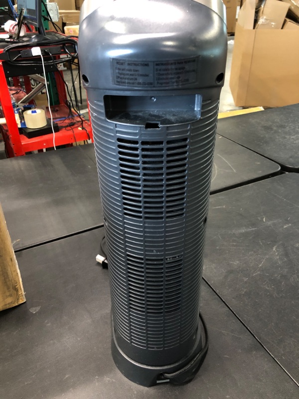 Photo 5 of Lasko 1500W Digital Ceramic Space Heater with Remote, 755320, Silver