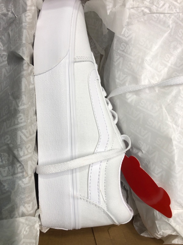 Photo 3 of Vans Women's Low-Top Trainers 8 White Canvas White 0rg