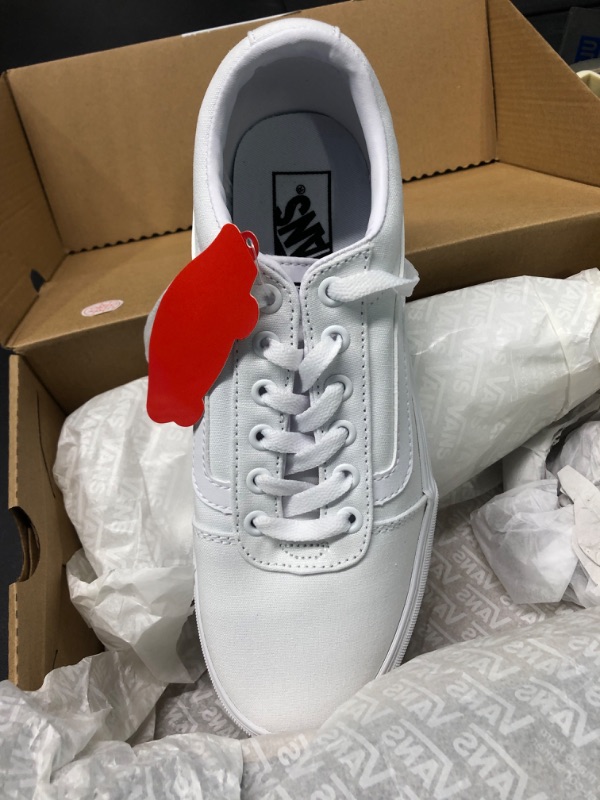Photo 2 of Vans Women's Low-Top Trainers 8 White Canvas White 0rg