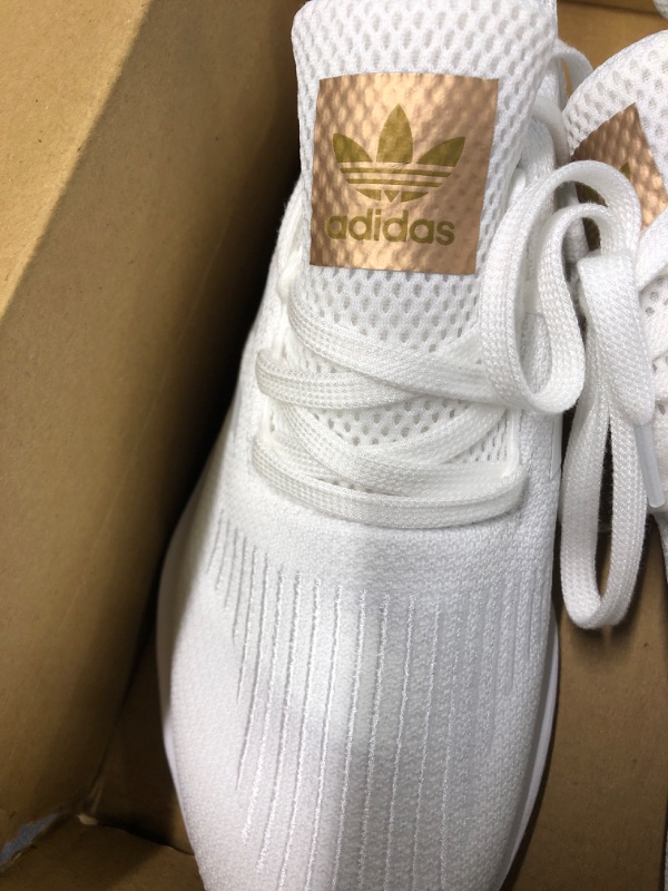 Photo 3 of adidas Originals Women's Swift Run Shoes 6.5 White/White/Copper Metallic