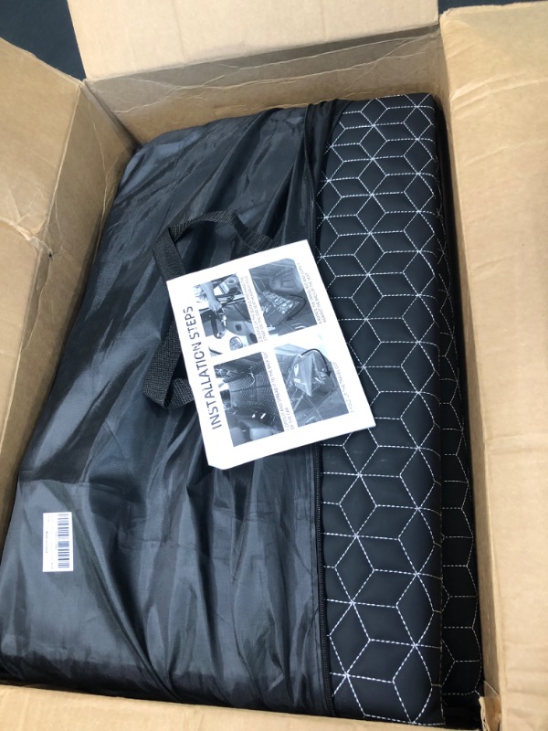 Photo 1 of ABE Non-Inflatable Car Mattress,Double-Sided Folding Car Bed Mattress SUV,Portable SUV Mattress, Car Camping Mattress Back Seat,Car Travel Camping Mattress for Sleeping(Dinosaur World) Blue