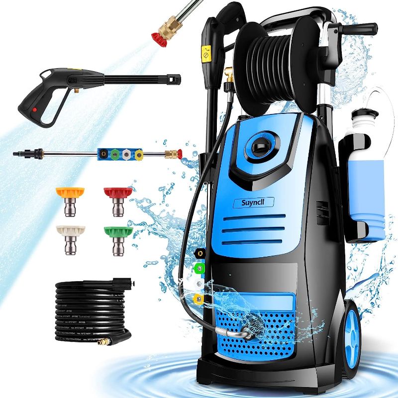 Photo 1 of ???????? ???????? ??????, ?.???? ????? High Power Washer with 5 Nozzles Soap Bottle for Cleaning Car/Driveway/Patio
