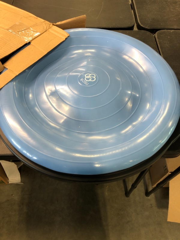 Photo 2 of Bosu Home Gym Equipment The Original Balance Trainer 26 Inch Diameter Light Blue/Black