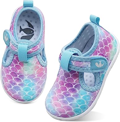 Photo 1 of FEETCITY Boys Girls Water Shoes Kids Aqua Socks Quick Dry Barefoot for Beach Swimming Pool (SIZE 1 KID)