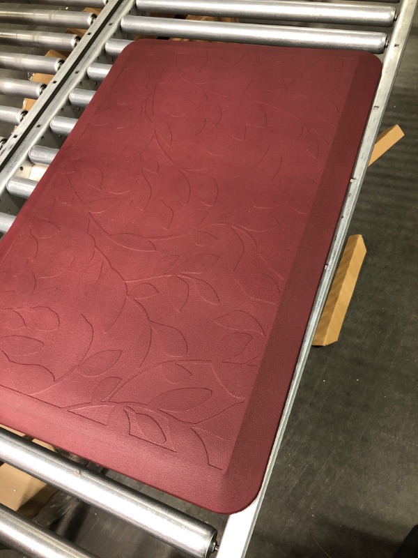 Photo 1 of Anti Fatigue Kitchen Mat by DAILYLIFE, 3/4" Thick Kitchen Floor Mat, Standing Comfort Mat for Home, Office, Garage - Non-Slip Bottom, Cushioned, Waterproof & Easy-to-Clean (20" x 30", Burgundy)