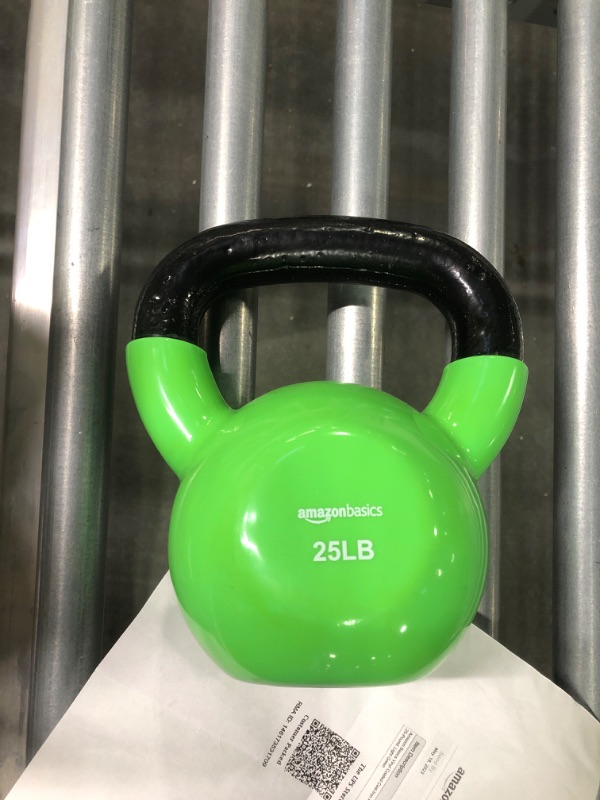 Photo 3 of Amazon Basics Vinyl Kettlebell
