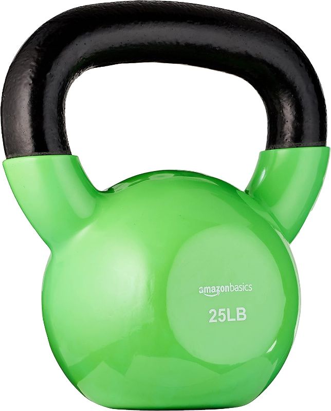 Photo 1 of Amazon Basics Vinyl Kettlebell
