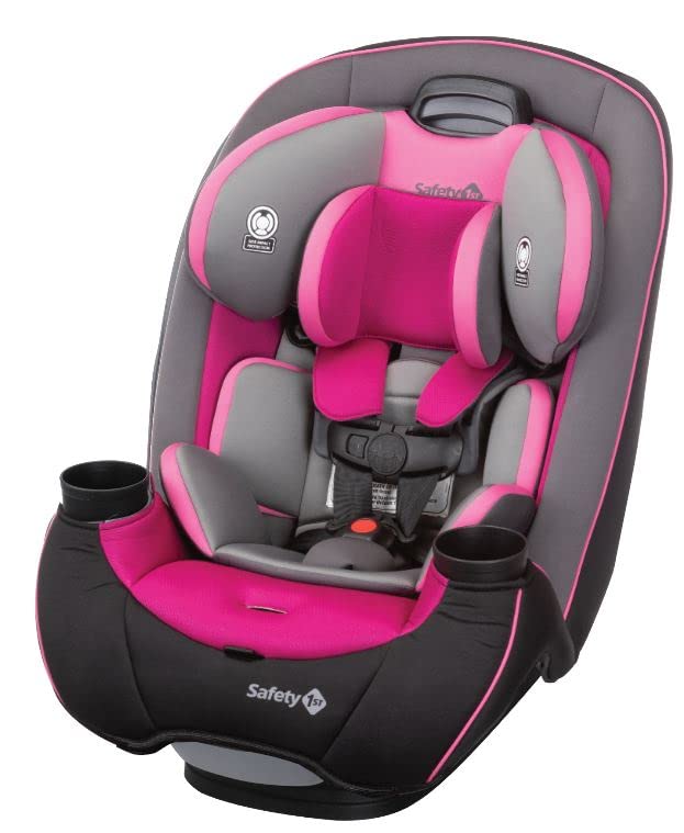 Photo 1 of Safety 1st Crosstown All-in-One Convertible Car Seat, Rear-Facing 5-40 pounds, Forward-Facing 22-65 pounds, and Belt-Positioning Booster 40-100 pounds, Tickled Pink
