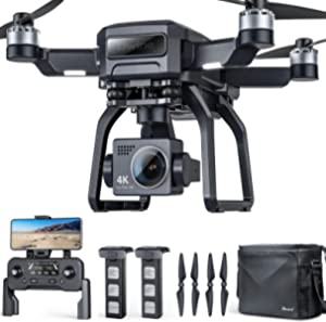 Photo 1 of Bwine F7GB2 Drones with Camera for Adults 4K for Night Version, 9800FT Transmission Range, 3-Axis Gimbal, 2 Batteries 50 Min Flight Time, GPS Auto Return, Follow Me, Waypoints, Level 6 Wind Resistance
