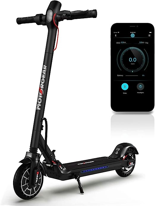 Photo 1 of Hurtle Folding Electric Scooter - 300W Brushless Motor Foldable Commuter Scooter w/ 8.5 Inch Pneumatic Tires, 3 Speed Up to 19MPH, 18 Miles, Disc Brake & ABS, for Adult & Kids - Hurtle HURES18-M5
