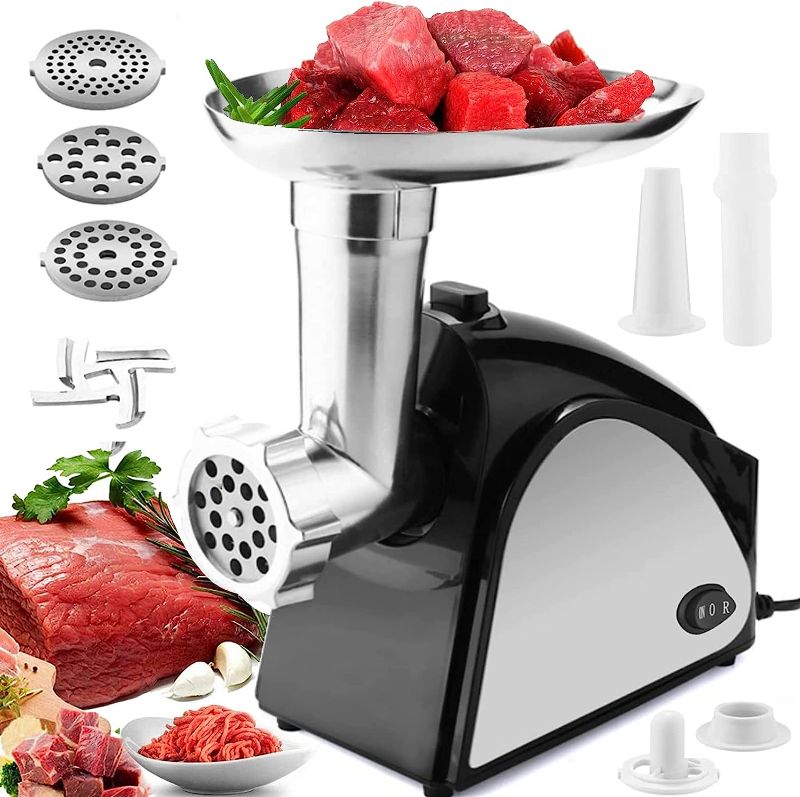 Photo 1 of Homdox Electric Meat Grinder Heavy Duty, 2000W Meat Mincer with 3 Grinding Plates and Sausage Stuffer Tubes for Home Use &Commercial, ETL Approved, Upgrade Model
-- FACTORY PACKAGE --