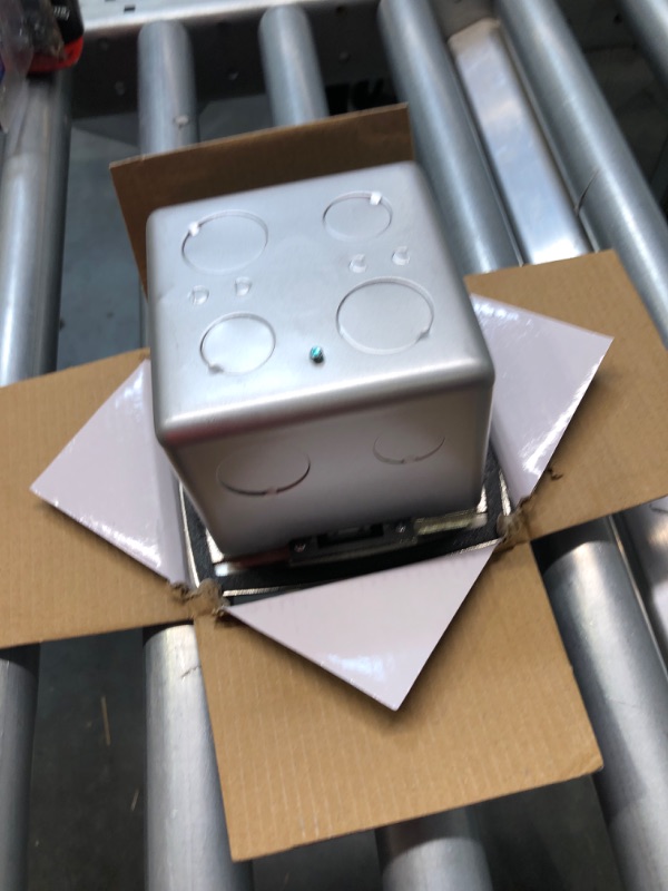 Photo 1 of Leviton PFUS2-BN Pop-Up Floor Box with Dual Type A, 3.6 Amp USB Charger, 20Amp Outlet, Brushed Nickel 20 Amp Brushed Nickel
-- FACTORY PACKAGE --