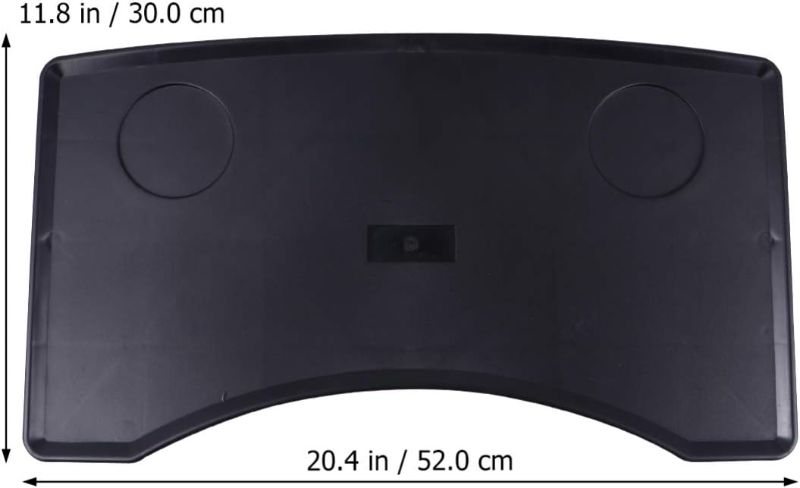 Photo 1 of Beavorty Wheelchair Lap Tray Table Removable Wheelchair Lap Tray Portable Wheelchair Desk Accessories for Eating Reading Resting
