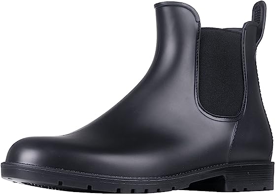 Photo 1 of Asgard Women's Ankle Rain Boots Waterproof Chelsea Boots
