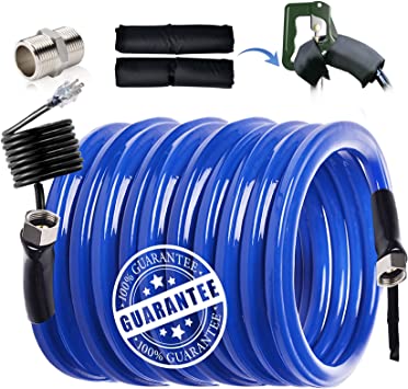 Photo 1 of 100FT Heated Drinking Water Hose for Rv 3.0 Upgraded Function Gardon Home with Energy Saving Thermostat, Easier to Use and Better Anti-Freeze, Rv Accessories
