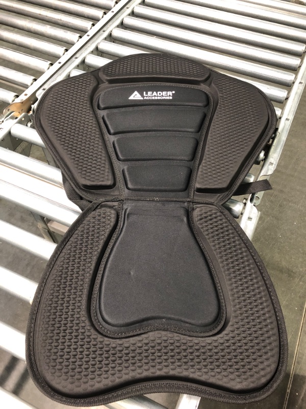 Photo 1 of Versatile Kayak Seat with High-back Support and Extra Thick Padded Foam, Adjustable for All Body Sizes with Built-in Storage Bag