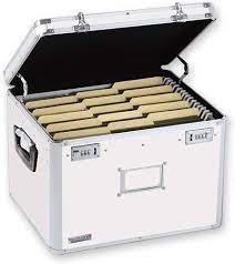 Photo 1 of Vaultz Locking Letter/Legal Size File Chest, White - VZ00169-1
