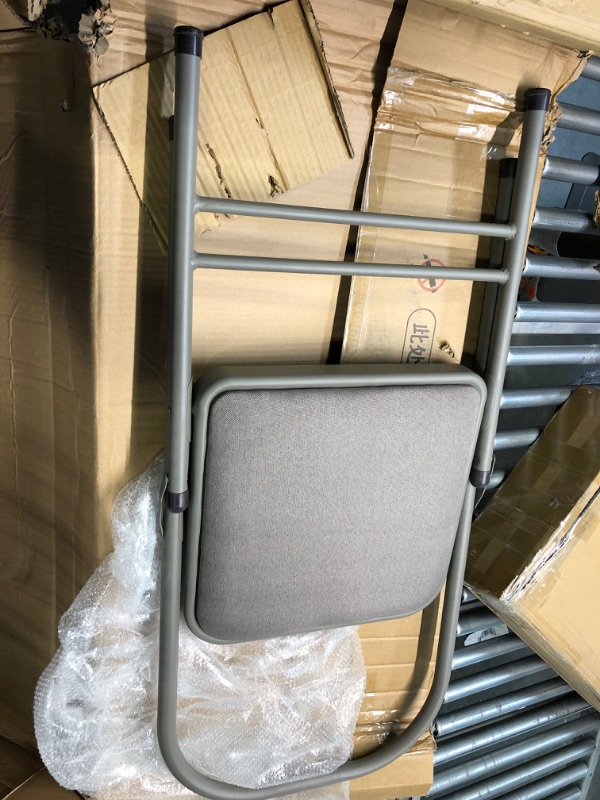 Photo 1 of CIGOCIVI Yoga Auxiliary Chair with Lumbar Back Support Relieve Back Pain Chair Foldable Balance Handstand Training Tool A-GREY
