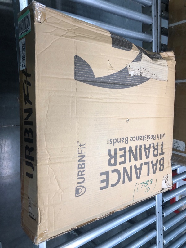 Photo 1 of URBNFit Half Balance Ball - Yoga Ball Balance Trainer for Core Stability & Full Body Workout at Home or Gym - Resistance Bands, Pump and Exercise Guide Included Blue