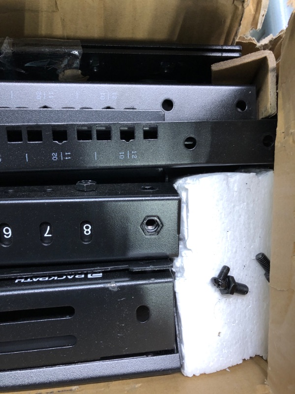 Photo 1 of RackPath 12U Open Frame Server Rack – Heavy Duty 4 Post Adjustable Depth with Casters