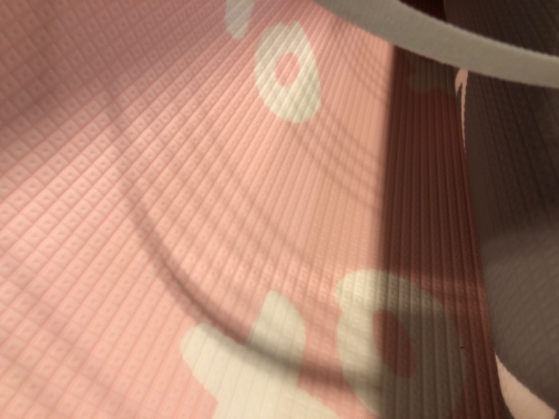 Photo 1 of XoXo Zig Zag Luxe Foam Play Mat | Rose Pink & Gray 
