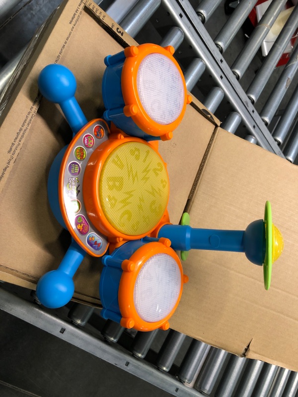 Photo 4 of VTech KidiBeats Drum Set (Frustration Free Packaging) , Orange