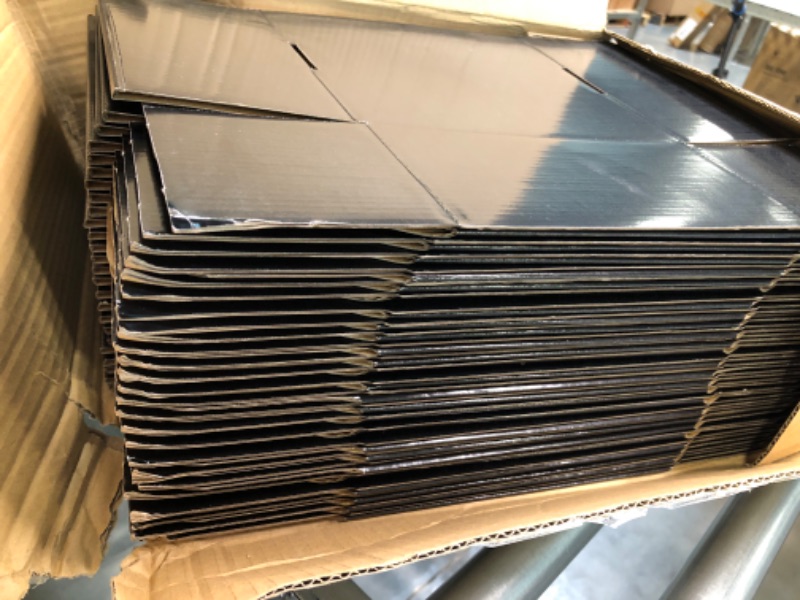 Photo 1 of Cardboard gift boxes (black) 41.2x19x31.3cm 25ct