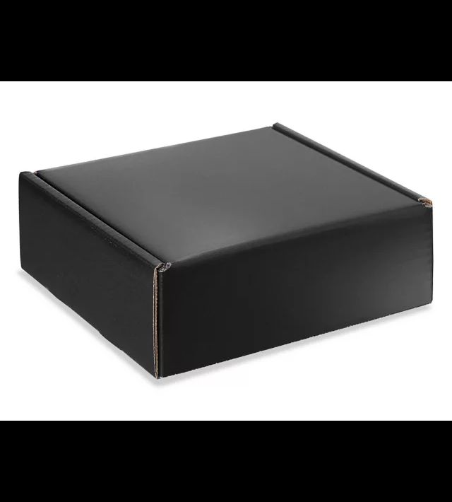 Photo 1 of Cardboard gift boxes (black) 41.2x19x31.3cm 25ct