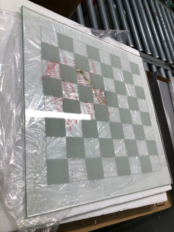 Photo 3 of US Revolution War Chess Set with 17" x 17" Glass Board