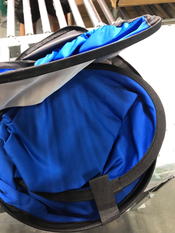Photo 1 of Selens Collapsible Backdrop 59x39.3inches Pop Up Blue Grey Background with Carrying Bag for YouTube Streaming Photo Studio Product Photography, 2-in-1 Chromakey Blue Background Double Sided Panel 59x39.3inches Grey and Blue