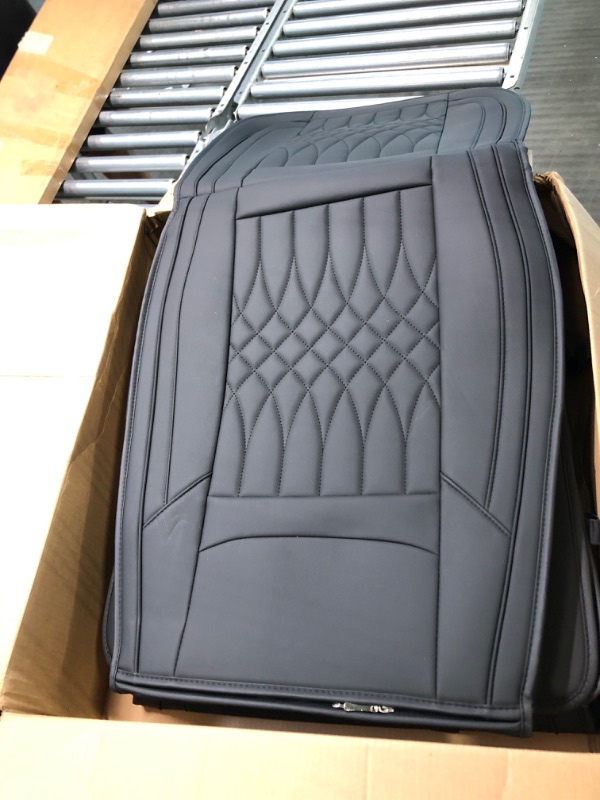 Photo 7 of 10pc black car seat cover 