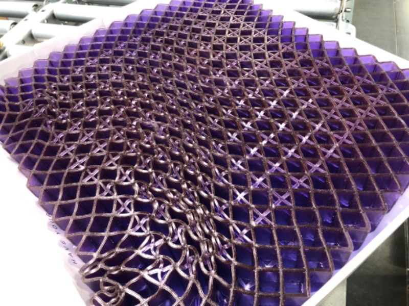 Photo 6 of Purple Royal Seat Cushion - Seat Cushion for The Car Or Office Chair - Temperature Neutral Grid