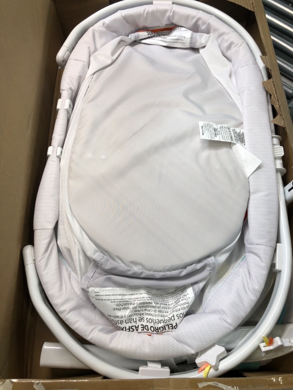 Photo 3 of Fisher-Price Soothing Motions Bassinet Windmill, Baby Cradle with sway Motion, Light Projection, Overhead Mobile, Vibrations and Music Windmill - Frustration Free Packaging