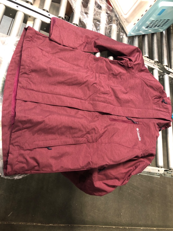 Photo 3 of Columbia Women’s Whirlibird IV Interchange Winter Jacket, Waterproof & Breathable Marionberry Crossdye Large