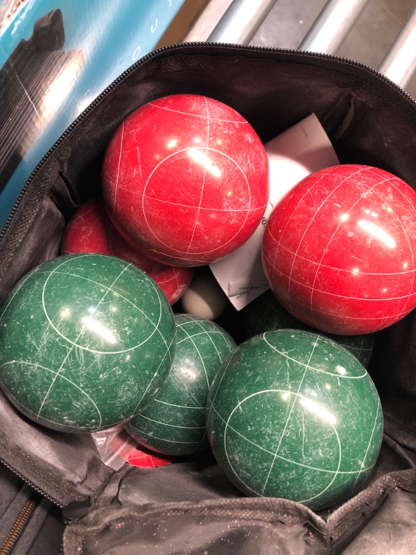 Photo 5 of Amazon Basics Bocce Ball Set with Soft Carry Case
