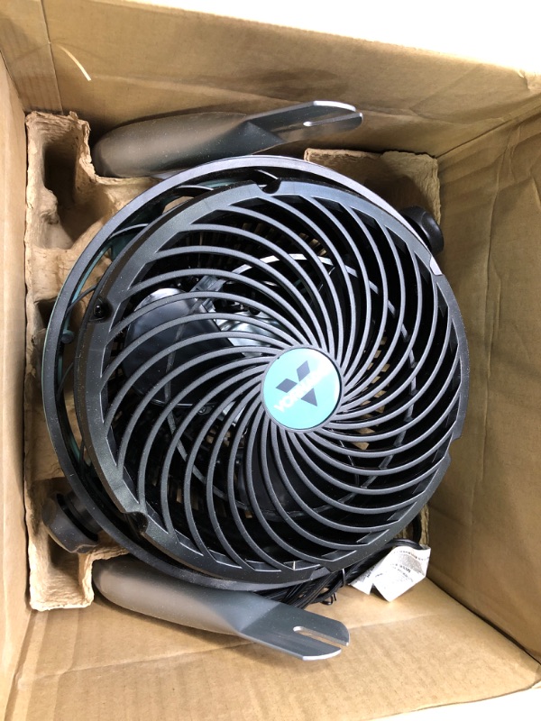 Photo 3 of Vornado EXO51 Heavy Duty Air Circulator Shop Fan with IP54 Rated Dustproof and Water-Resistant Motor, Green, CR1-0389-17 & 630 Mid-Size Whole Room Air Circulator Fan Fan + Air Circulator Fan, Mid-Size