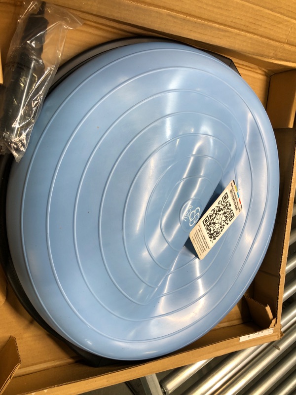 Photo 1 of Bosu Home Gym Equipment The Original Balance Trainer 65 Inch Diameter Light Blue/Black